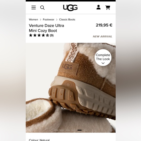 🐪 🐑 NEW IN BOX🐑🐪 Ugg Venture Daze Ultra Mini Cozy Boot 9 - Picture 4 of 12